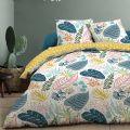 Bedset and quiltcoverset « BANTAM » blanket, Bath- and floorcarpets, Terry towels, coverlet, dish cloth, beachbag, quelt cover, apron